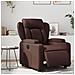 Poltrona Reclinabile Elettrica Marrone in Similpelle - Foto miniatura 2