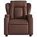 Poltrona Reclinabile Elettrica Marrone in Similpelle - Foto miniatura 8