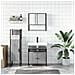 Set Mobili da Bagno 3 pz Grigio Sonoma in Legno Multistrato - Foto miniatura 3