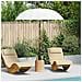 Parasol Balinese Crema 180-190 cm Cotone, legno massello - Foto miniatura 2