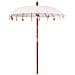 Parasol Balinese Crema 180-190 cm Cotone, legno massello - Foto miniatura 4
