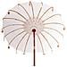 Parasol Balinese Crema 180-190 cm Cotone, legno massello - Foto miniatura 8