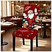 Coprisedia Natalizio Festivo - Design Babbo Natale, Tessuto In Poliestere - Foto miniatura 2