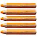 woody 3 in 1 - Matita colorata Multi-Funzione - Confezione da 5 - Arancio - Foto miniatura 1