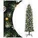 Albero di Natale Artificiale Sottile Verde e Bianco 240 cm - Foto miniatura 1