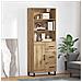 Credenza con cassetto Rovere artigianale 69,5 x 34 x 180 cm - Foto miniatura 2