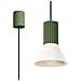 Lampada A Sospensione Estria 1 Beige /verde Oliva Sl. 1872 - Soppalco Lampada A Sospensione Beige /verde Oliva 120x14x14 Cm - Foto miniatura 1