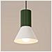 Lampada A Sospensione Estria 1 Beige /verde Oliva Sl. 1872 - Soppalco Lampada A Sospensione Beige /verde Oliva 120x14x14 Cm - Foto miniatura 5