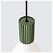 Lampada A Sospensione Estria 1 Beige /verde Oliva Sl. 1872 - Soppalco Lampada A Sospensione Beige /verde Oliva 120x14x14 Cm - Foto miniatura 7