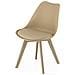 Sedia RIXK - Design ergonomico beige scuro x 4 - Foto miniatura 7