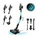 Conga Rockstar 2500 Thunder Pet Flex Aspirapolvere verticale Batteria Secco e bagnato HEPA Senza sacchetto 400 W Antracite, Ciano 2,2 Ah - Foto miniatura 1