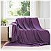 Coperte da Pile 6 pcs Viola 270 x 240 cm Panno - Foto miniatura 2