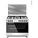 Cucina 5 Fuochi a Gas Tutto Forno a gas 90x60cm Inox L90GX - Foto miniatura 1