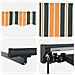 Cornice per Tenda Manuale con LED 3 x 2,5 m - Foto miniatura 9