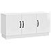 Mobile TV Bianco Lucido 99 x 34,5 x 47 cm Legno ingegnerizzato - Foto miniatura 1