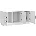 Mobile TV Bianco Lucido 99 x 34,5 x 47 cm Legno ingegnerizzato - Foto miniatura 3