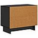 Armadio da Notte Nero 62 x 34,5 x 47,5 cm Legno ingegnerizzato - Foto miniatura 6