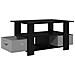 Tavolino da salotto con cassetto Rovere Nero 77 x 55 x 42 cm - Foto miniatura 4