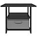 Tavolino da salotto con cassetto Rovere Nero 77 x 55 x 42 cm - Foto miniatura 6