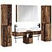 Set di mobili per il bagno 6 pcs Legno antico - Foto miniatura 1