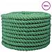Corda di Cotone 16 mm 50 m Verde 100% Cotone - Foto miniatura 3