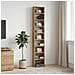 Mobile per CD Rovere Artigianale 33 x 23,5 x 175 cm - Foto miniatura 2