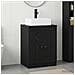 Set di mobili per il bagno Rovere Nero Legno ingegnerizzato - Foto miniatura 7