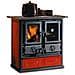 Cucina a Legna Rosetta Potenza Termica Nominale 7,2 kW Colore Liberty Bordeaux - Foto miniatura 1