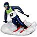Sciatore In Slalom - Slalom Racer - Foto miniatura 2