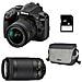 D3400 + 18-55 Vr + 70-300 Af-p Vr Garanti 3 Ans + Sac + Sd 4go - Foto miniatura 1