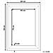 Specchio Moderno Da Parete Con Cornice Bianca - 61x91cm - Lunel - Foto miniatura 17