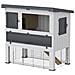 Conigliera Grand Lodge 120 In Plastica Grigio 57085360 - Foto miniatura 1