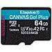 Scheda MicroSD XC Canvas Go! Plus 64 GB UHS-I di Classe 10 Velocità 170 MB / s in lettura - Foto miniatura 1