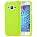 Custodia Compatibile Con Samsung Galaxy J1 2015 In Jelly Verde - Coperchio Protettivo In Silicone Tpu Flessibile - Foto miniatura 2