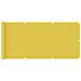 Schermo Frangivista Per Balcone Giallo 75x500 Cm In Hdpe - Foto miniatura 1
