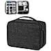 Cavo Da Viaggio Sacchetto Dellorganizzatore Elettronica Accessori Organizzatore Borsa Universale Carry Borsa Da Viaggio Gadget Per Cavi La Banca Di Potere Unit Usb Caricatore Di Disco Rigido (nero)  - Foto miniatura 1