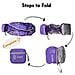 Ultra Leggero Packable Zaino 25l Piccolo Water Resistant Zaino Pieghevole Viaggi Daysack Uomo Donna Descursione Esterni (viola)  - Foto miniatura 2