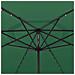 Ombrellone da Giardino con Luci LED 400 cm Verde - Foto miniatura 7