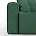 Morfeo Divano Con 3 Sedute Estraibili In Tessuto T02 Verde - Foto miniatura 6
