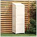 Capanno Da Giardino Bianco 55x52x174,5 Cm Legno Massello Abete - Foto miniatura 1