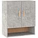 Armadietto A Muro Grigio Cemento 60x31x70 Cm Legno Multistrato - Foto miniatura 2