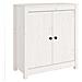 Credenza Bianca 70x35x80 cm in Legno Massello di Pino - Foto miniatura 2