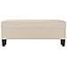 Panca Crema 100x35x41 Cm In Microfibra - Foto miniatura 3