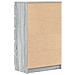 Cassettiera Grigio Sonoma 60x36x103 Cm In Legno Multistrato - Foto miniatura 6