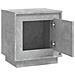Comodini 2 Pz Grigio Cemento 44x35x45 Cm In Legno Multistrato - Foto miniatura 3