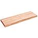 Ripiano Muro Marrone 120x40x (2-6) cm Massello Rovere Trattato - Foto miniatura 1
