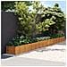 Fioriera Rialzata Da Giardino 580x50x36 Cm In Acciaio Corten - Foto miniatura 1
