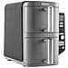 SL400EU Friggitrice Doppia 9,5 L 2470 W Friggitrice ad Aria Calda Nero, Grigio - Foto miniatura 4
