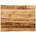 Piano Tavolo Bordi Vivi 90x60x3,8cm Legno Massello Mango Grezzo - Foto miniatura 1