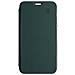 Custodia Per Iphone 11 Premium In Pelle Con Retro Cristal E Portacarte, Verde Scuro - Foto miniatura 1